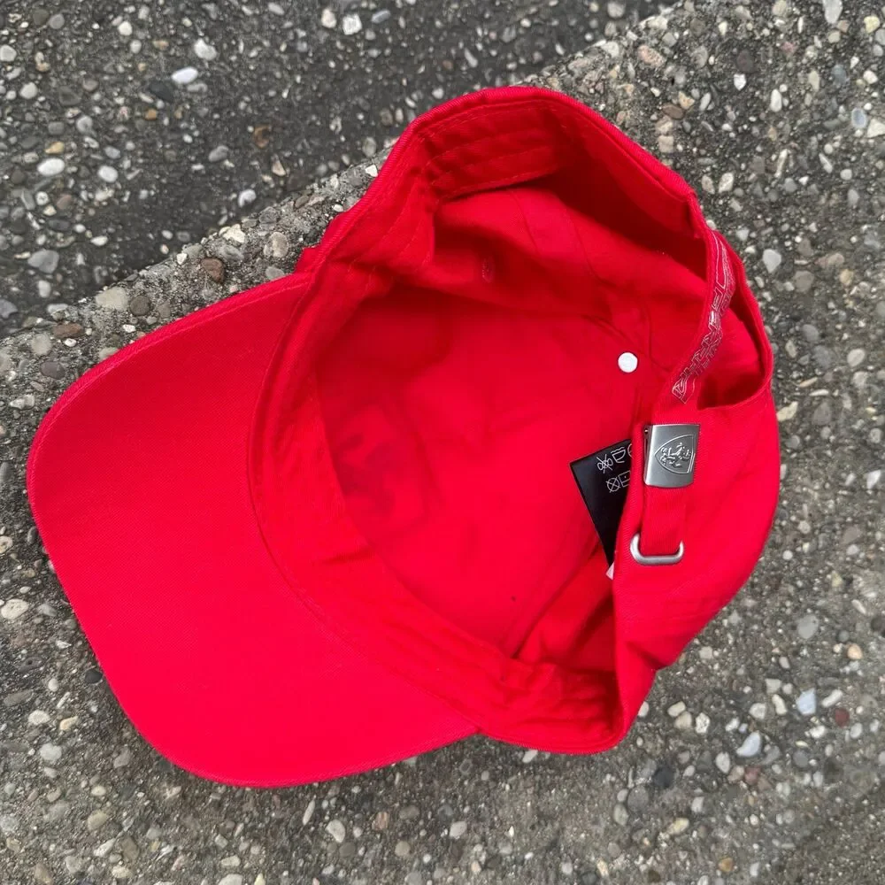 Ferrari Scuderia Hat Red Adjustable Motorsport Racing Cap Italy Style